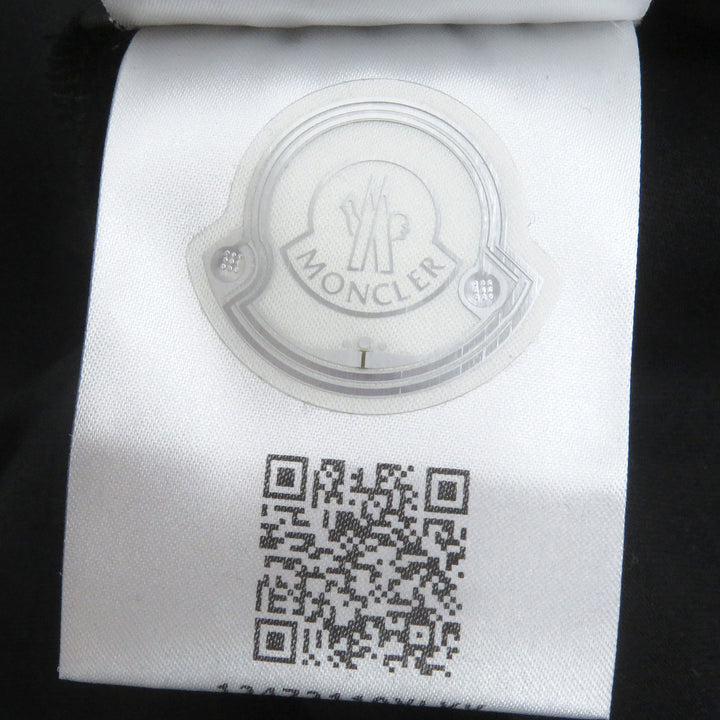 Great MONCLER Short sleeve T-shirt Slim Fit Tricolor Logo Patch black cotton