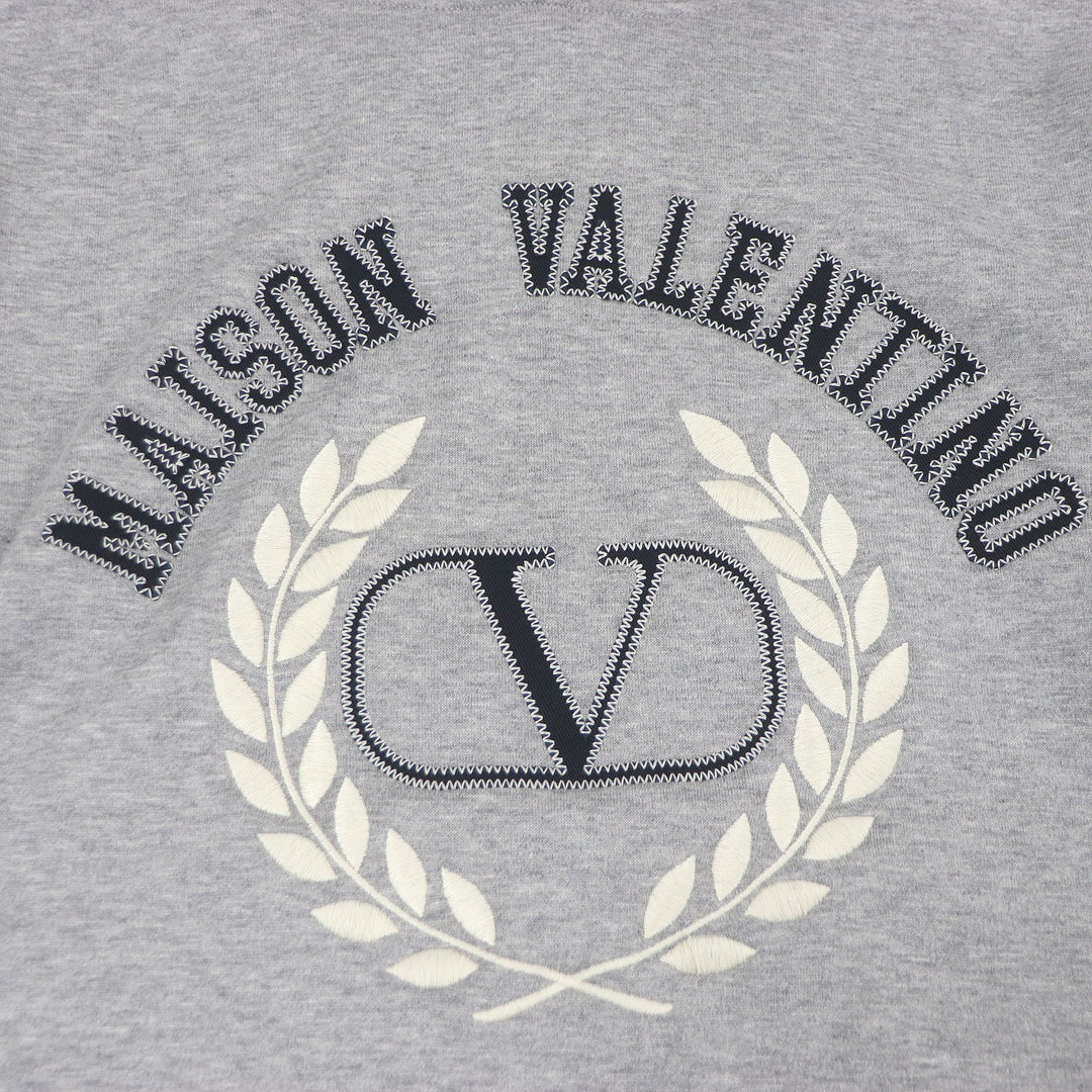 Excellent VALENTINO hoodie Logo embroidered pullover hoodie XXL 1V3MF22U8MG