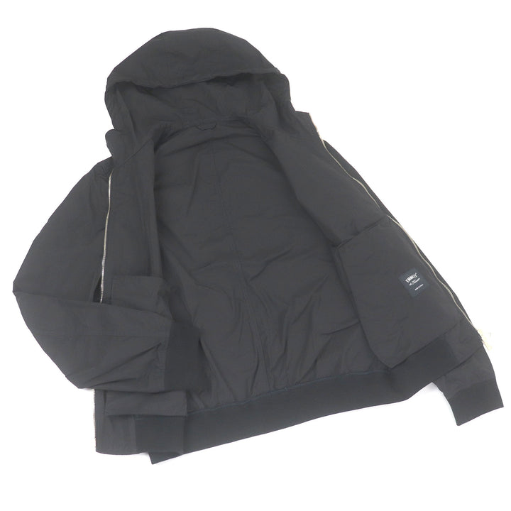 Great EMMETI hoodie BR special order washable tech leather combination black mens 50