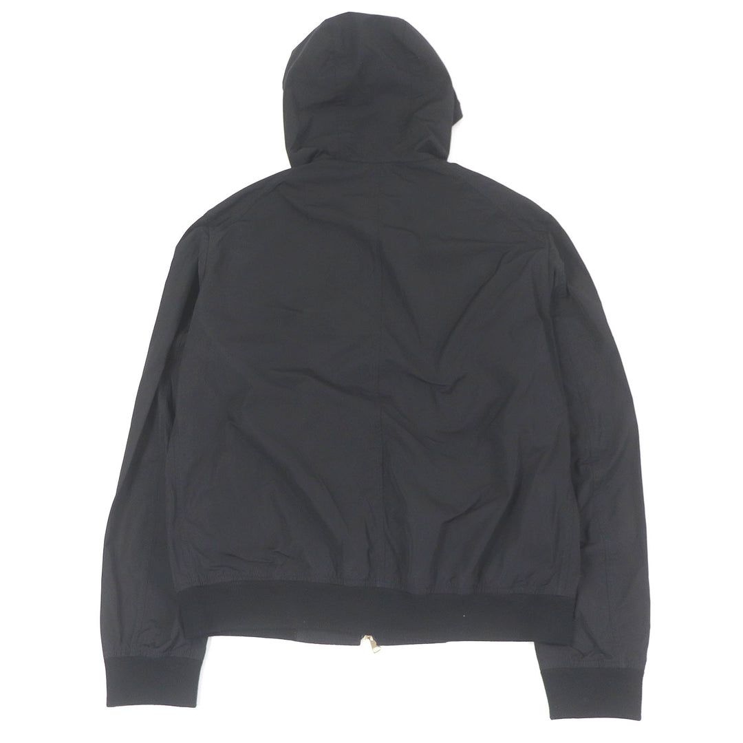 Great EMMETI hoodie BR special order washable tech leather combination black mens 50