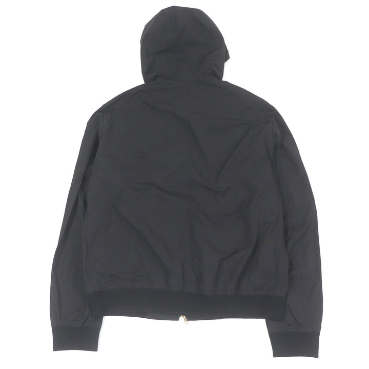Great EMMETI hoodie BR special order washable tech leather combination black mens 50