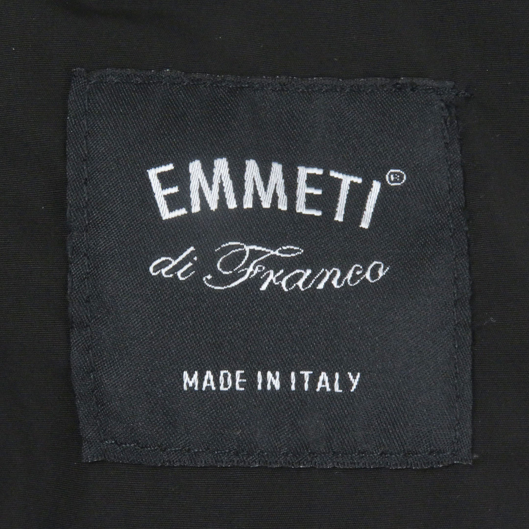 Great EMMETI hoodie BR special order washable tech leather combination black