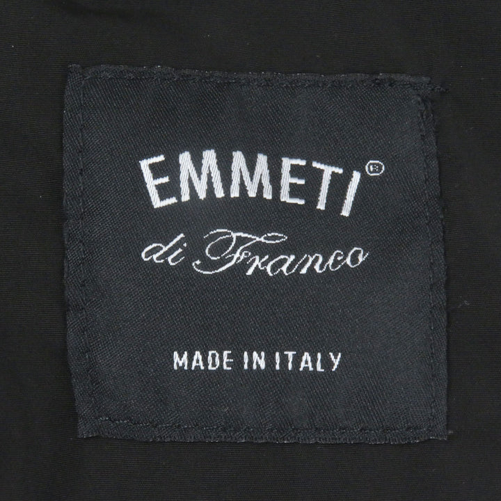 Great EMMETI hoodie BR special order washable tech leather combination black