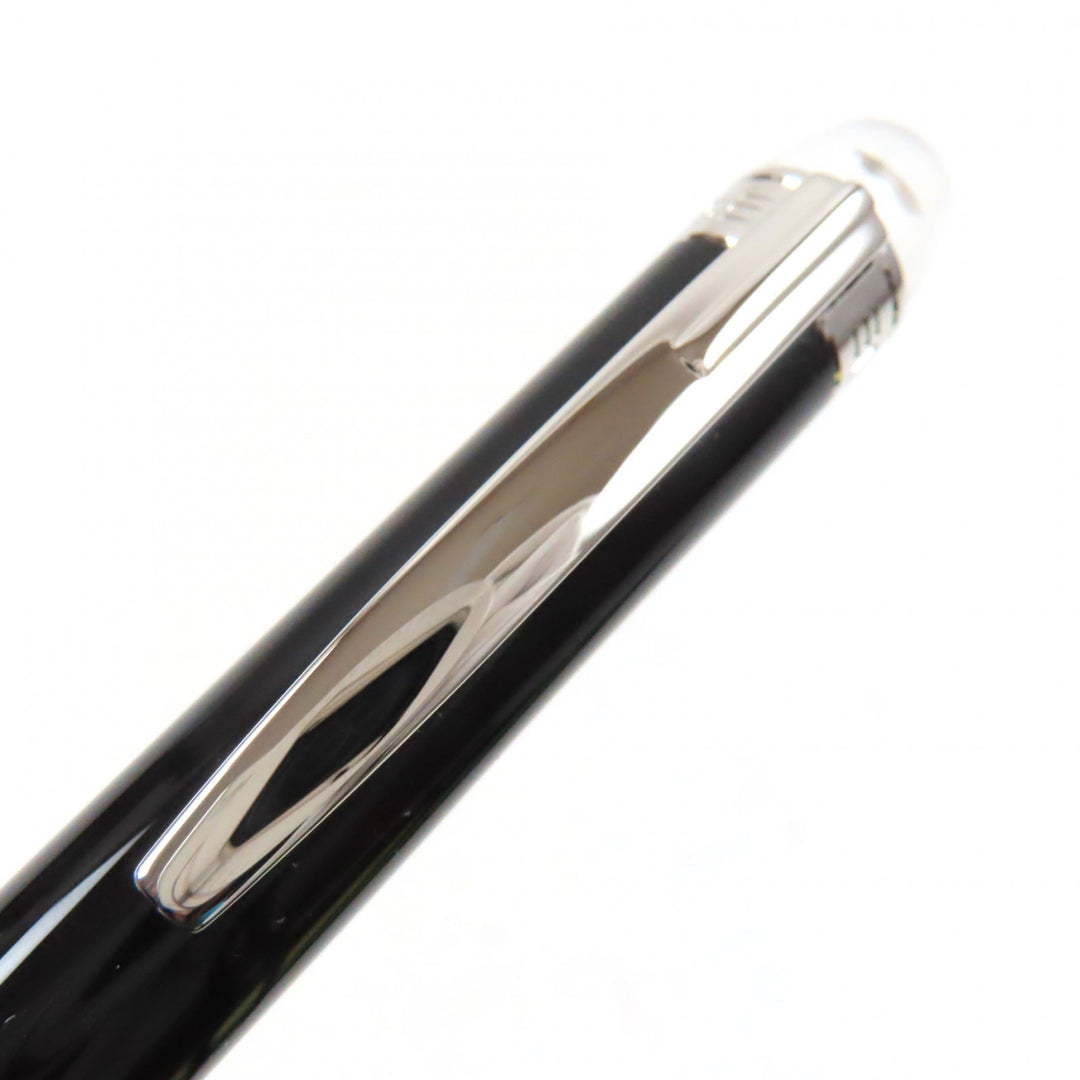 Excellent MONTBLANC Ballpoint pen Starwalker White Star Twist Type Black Silver