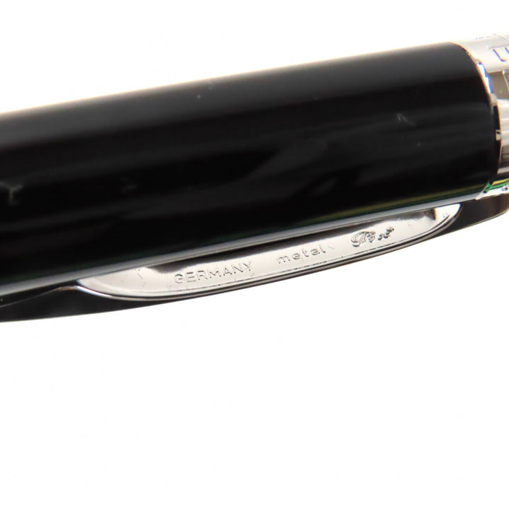 Excellent MONTBLANC Ballpoint pen Starwalker White Star Twist Type Black Silver mens