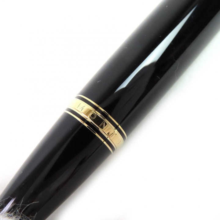 Great MONTBLANC Ballpoint pen Boheme PIX Red Gemstone Black gold mens