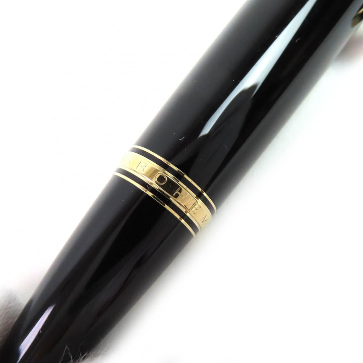 Great MONTBLANC Ballpoint pen Boheme PIX Red Gemstone Black gold mens