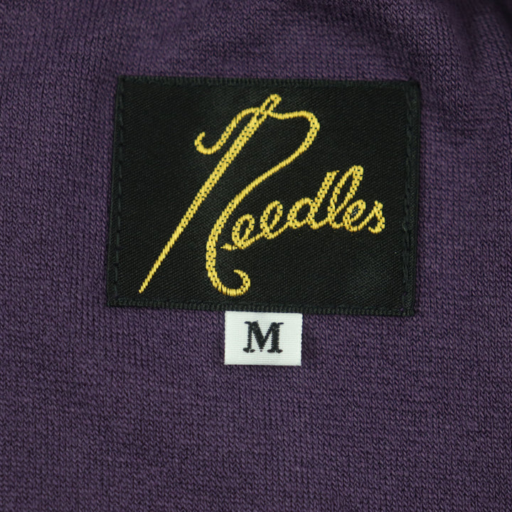 Excellent Needles Track jacket R.C. Track Jacket Embroidered velour purple mens M QV319