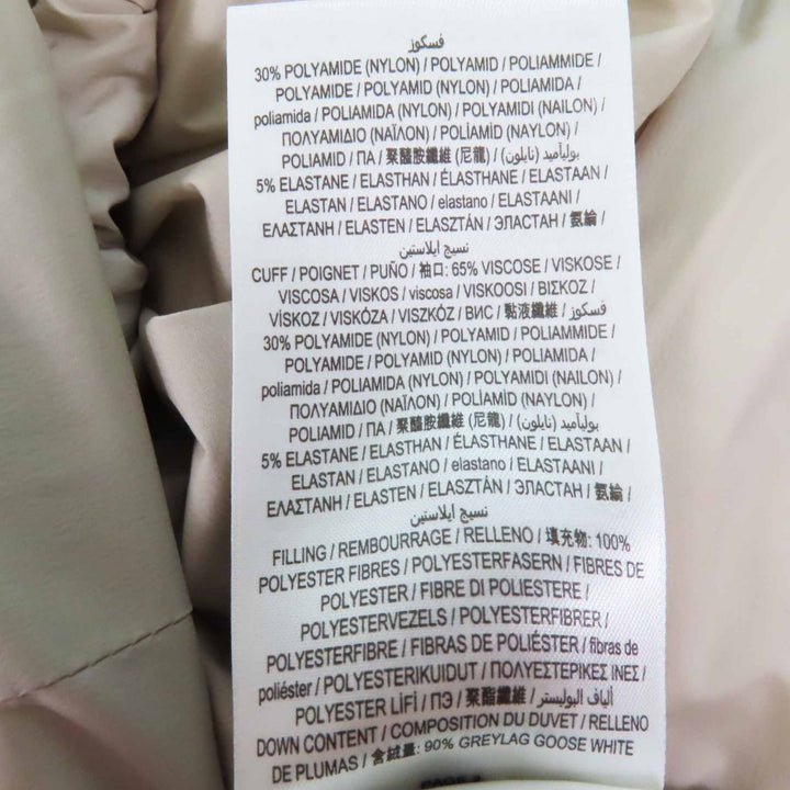 Excellent BURBERRY LONDON down coat Rubber logo patch, hooded, long Women M