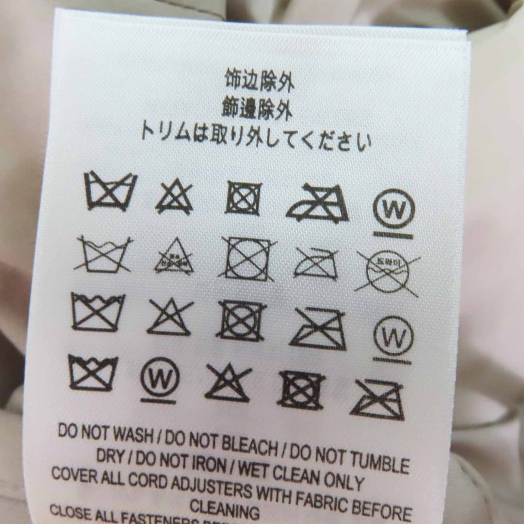 Excellent BURBERRY LONDON down coat Rubber logo patch, hooded, long Women M