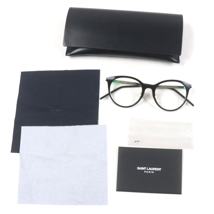Excellent SAINT LAURENT PARIS Glasses Boston bag with engraved logo mens SL268 002