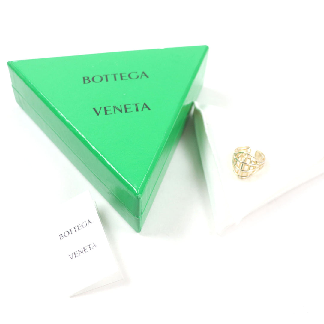 Excellent BOTTEGAVENETA Ring 3D Wire gold AG925 mens 13 707858