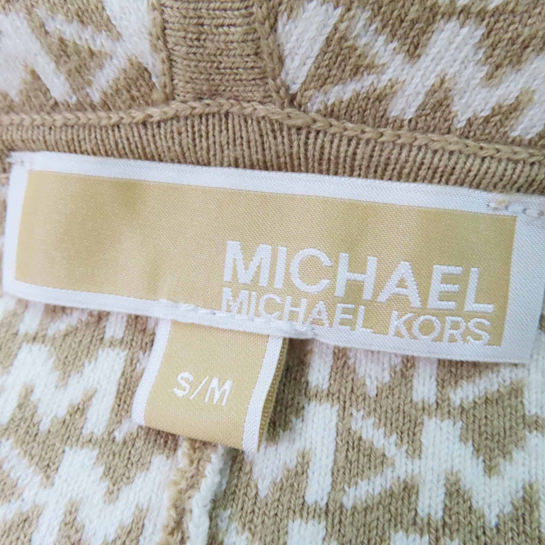 Excellent Michael Kors poncho beige cotton Women JF160924 GM