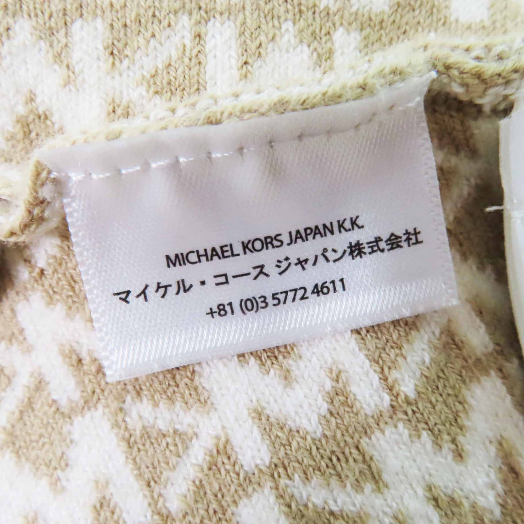 Excellent Michael Kors poncho beige cotton Women JF160924 GM