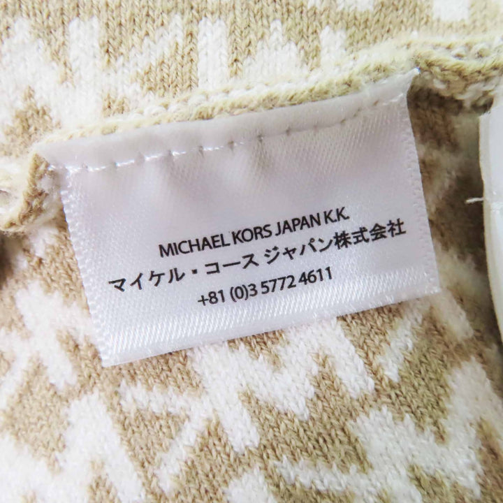 Excellent Michael Kors poncho beige cotton Women JF160924 GM