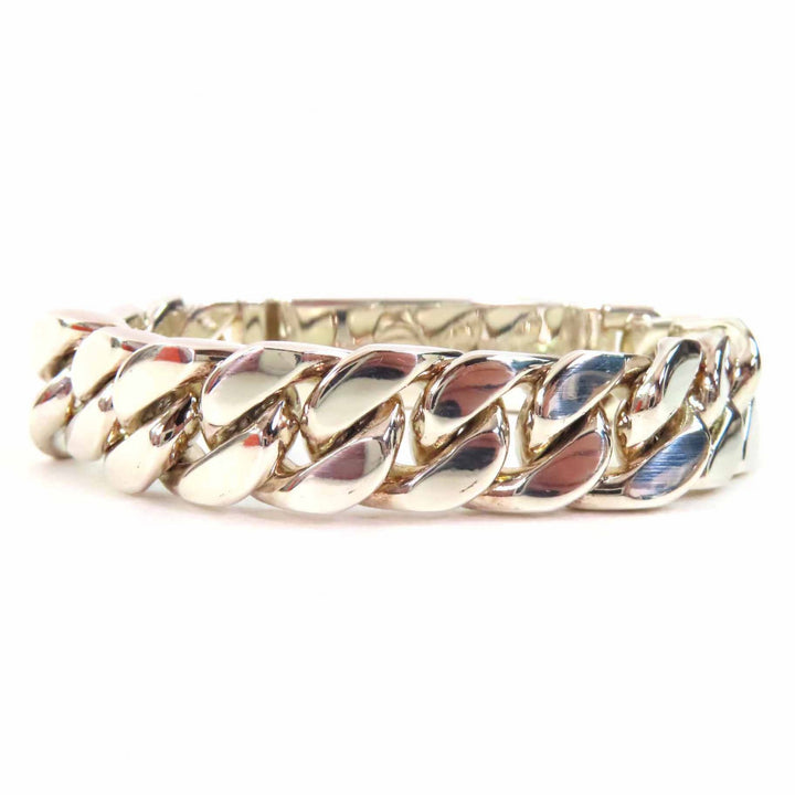 Excellent HERMES bracelet Kelly Grummett GM Silver SV925 Women