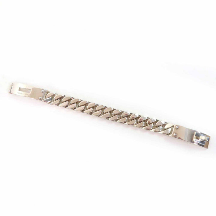 Excellent HERMES bracelet Kelly Grummett GM Silver SV925 Women