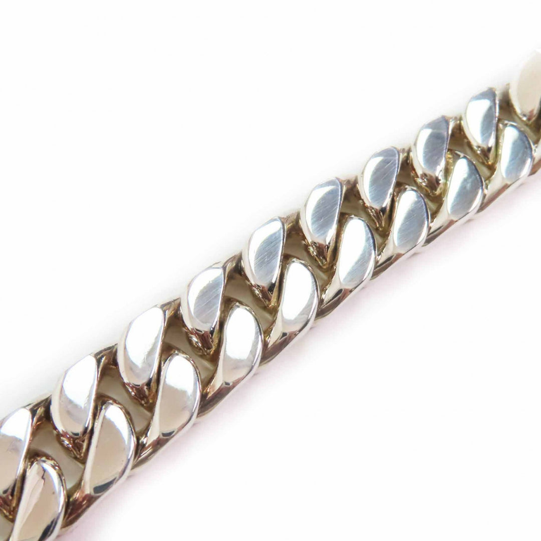 Excellent HERMES bracelet Kelly Grummett GM Silver SV925 Women