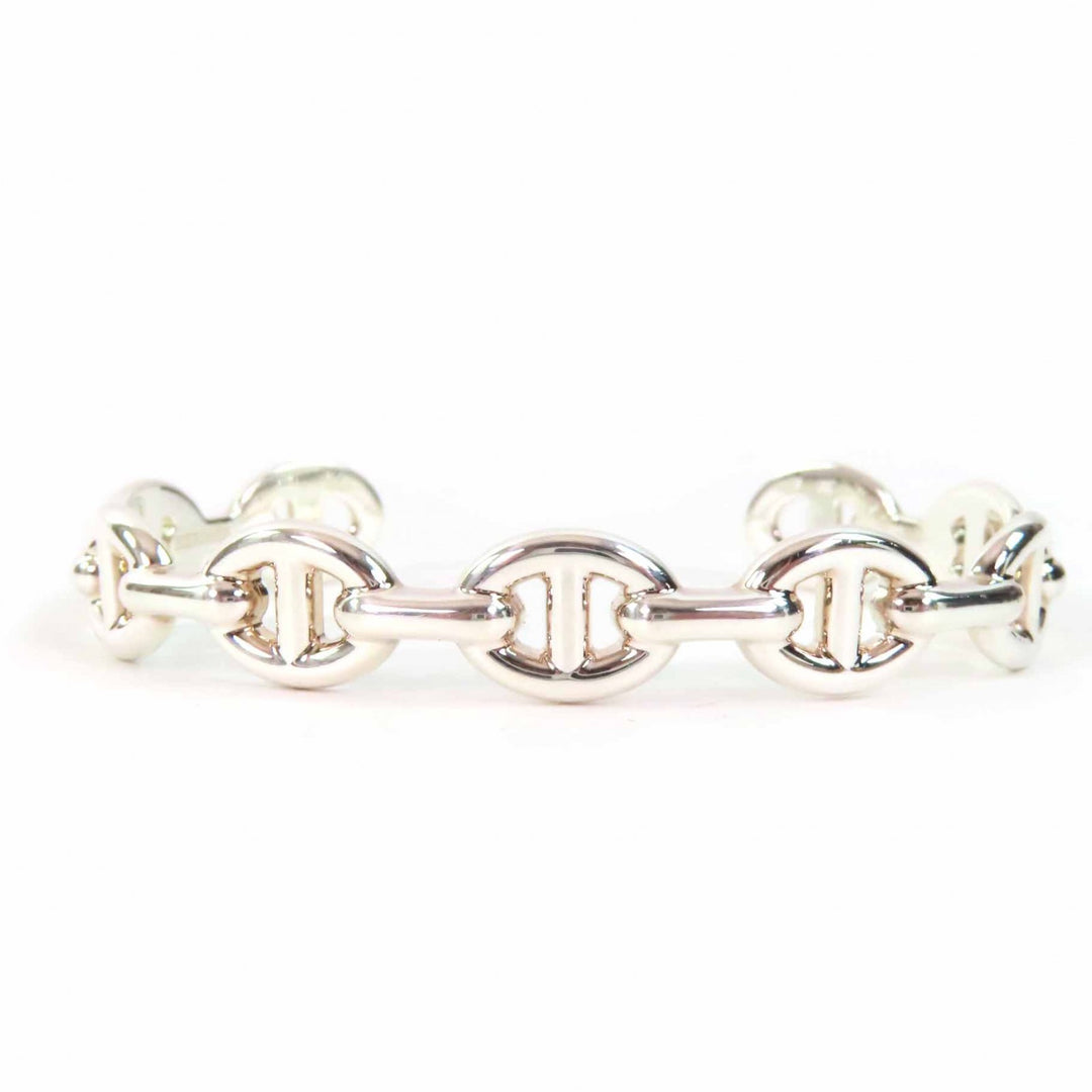 Excellent HERMES Bangle Ancienne Bangle Silver AG925 Women