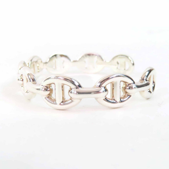 Excellent HERMES Bangle Ancienne Bangle Silver AG925 Women