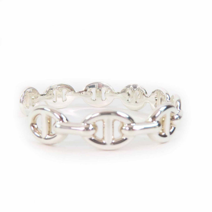 Excellent HERMES Bangle Ancienne Bangle Silver AG925 Women