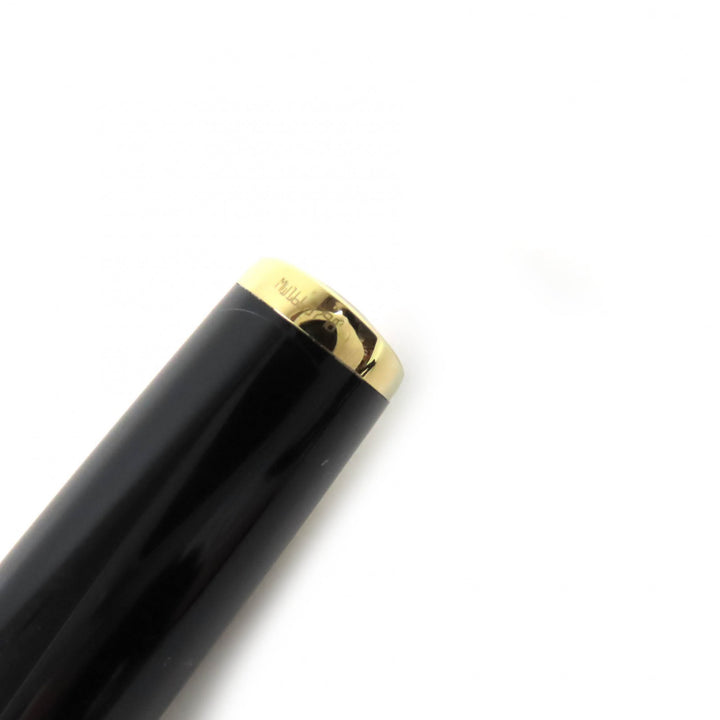 Great MONTBLANC Ballpoint pen generation White Star Twist Type Black gold mens