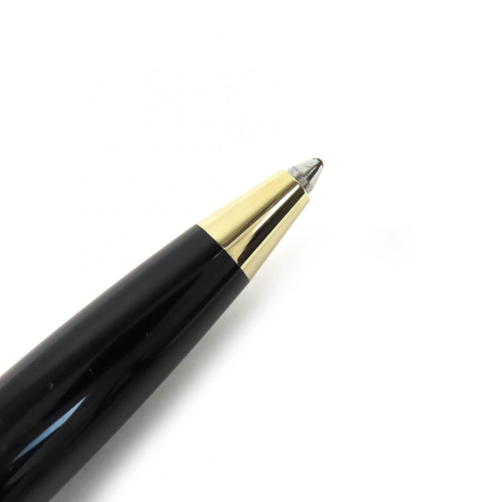 Great MONTBLANC Ballpoint pen generation White Star Twist Type Black gold mens