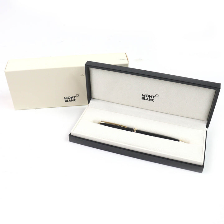 Great MONTBLANC Ballpoint pen generation White Star Twist Type Black gold mens