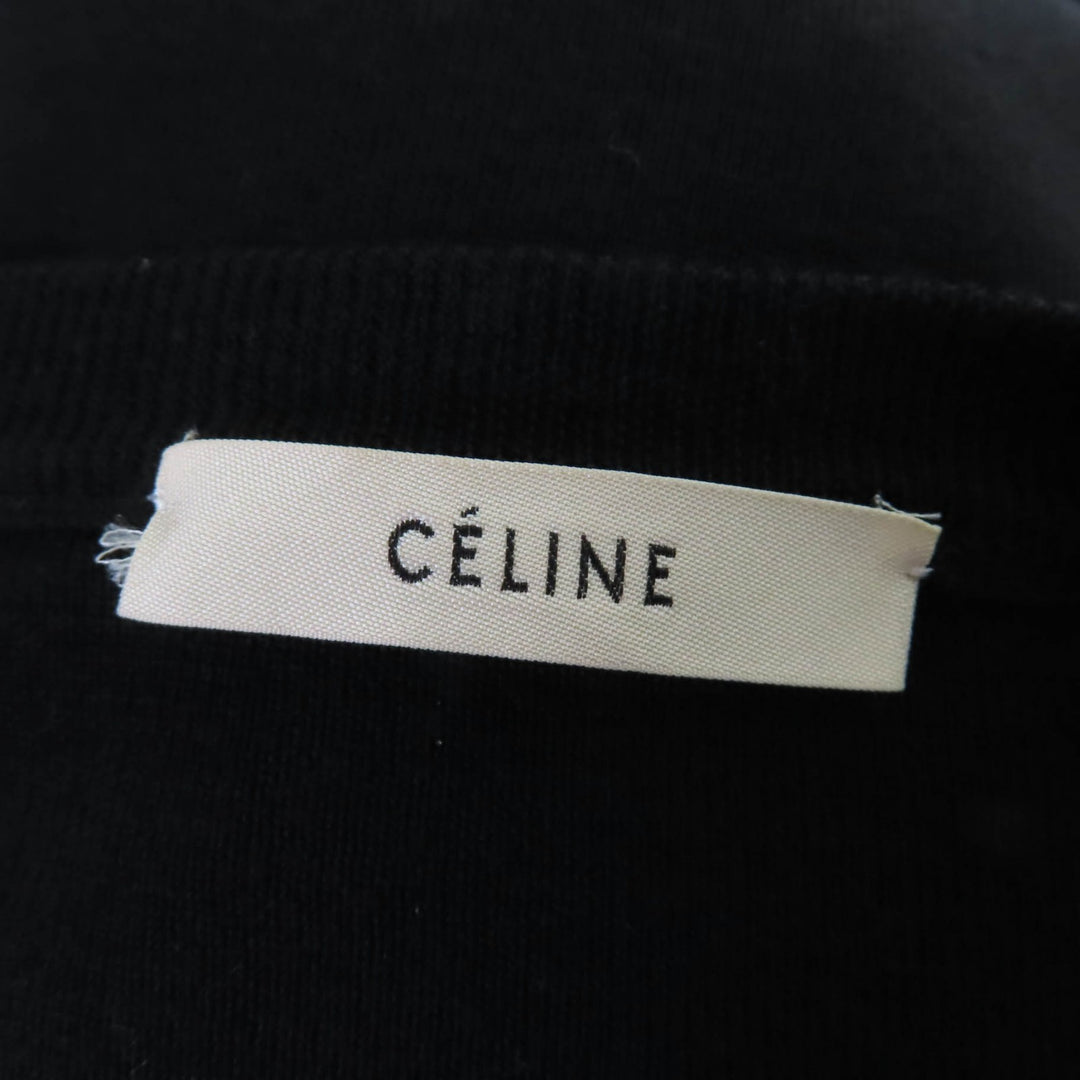 Great CELINE knit Phoebe period cut-off design oversized long sleeves M 2