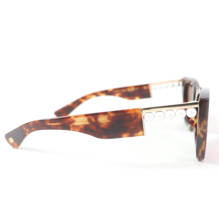 Excellent TASAKI EYEVAN sunglasses balance signature sunglasses With pearl Z0504