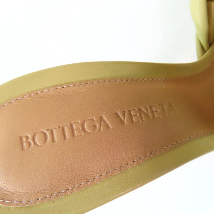 Pristine BOTTEGAVENETA Sandals INTRECCIATO beige leather Women 36.5 632507