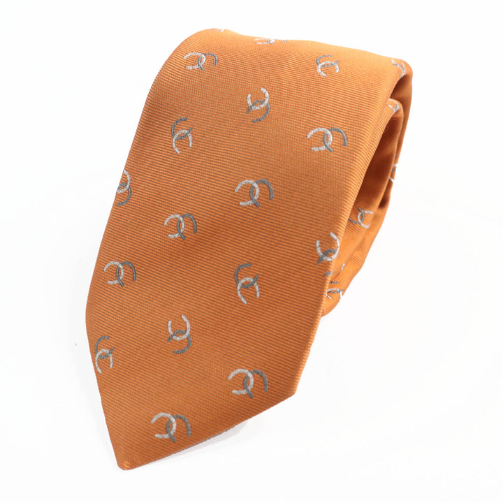 Pristine HERMES tie Horseshoe pattern silk mens 339359T