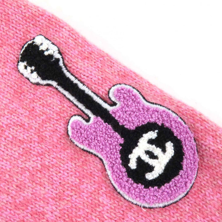 Excellent CHANEL knit pink cashmere Women 34 P77562