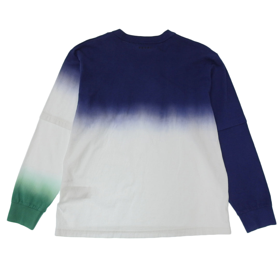 Pristine Sacai Long-sleeved T-shirt Chest pocket Gradient Multi mens 2 24-03374M