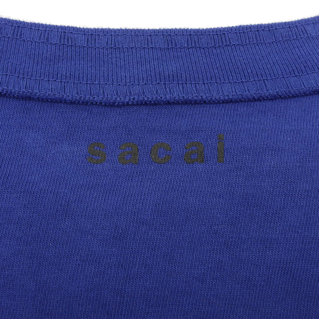 Pristine Sacai Long-sleeved T-shirt Chest pocket Gradient Multi mens 2 24-03374M
