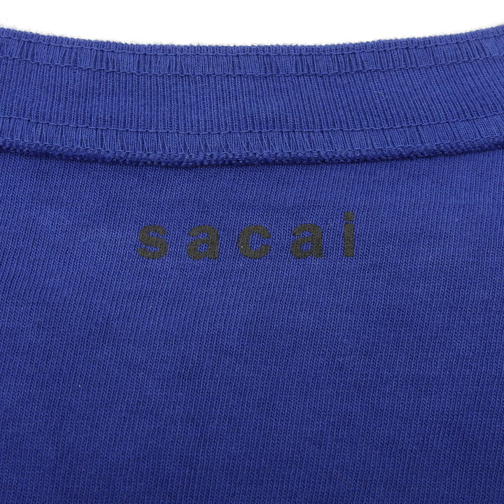 Pristine Sacai Long-sleeved T-shirt Chest pocket Gradient Multi mens 2 24-03374M
