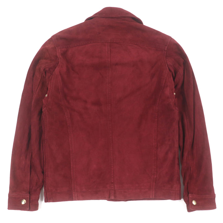 Pristine SILENCE JOSHUA ELLIS Leather jacket double Red Goat leather mens 44