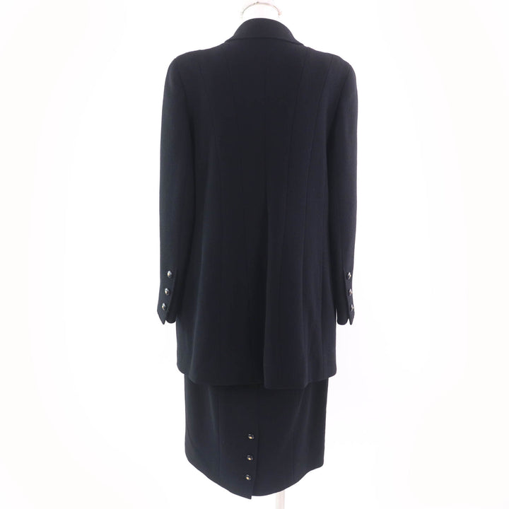CHANEL two-piece set Rare large size jacket/skirt black Women 95A P05422V03075