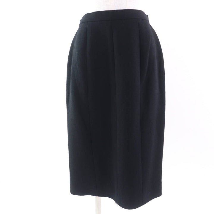 CHANEL two-piece set Rare large size jacket/skirt black Women 95A P05422V03075