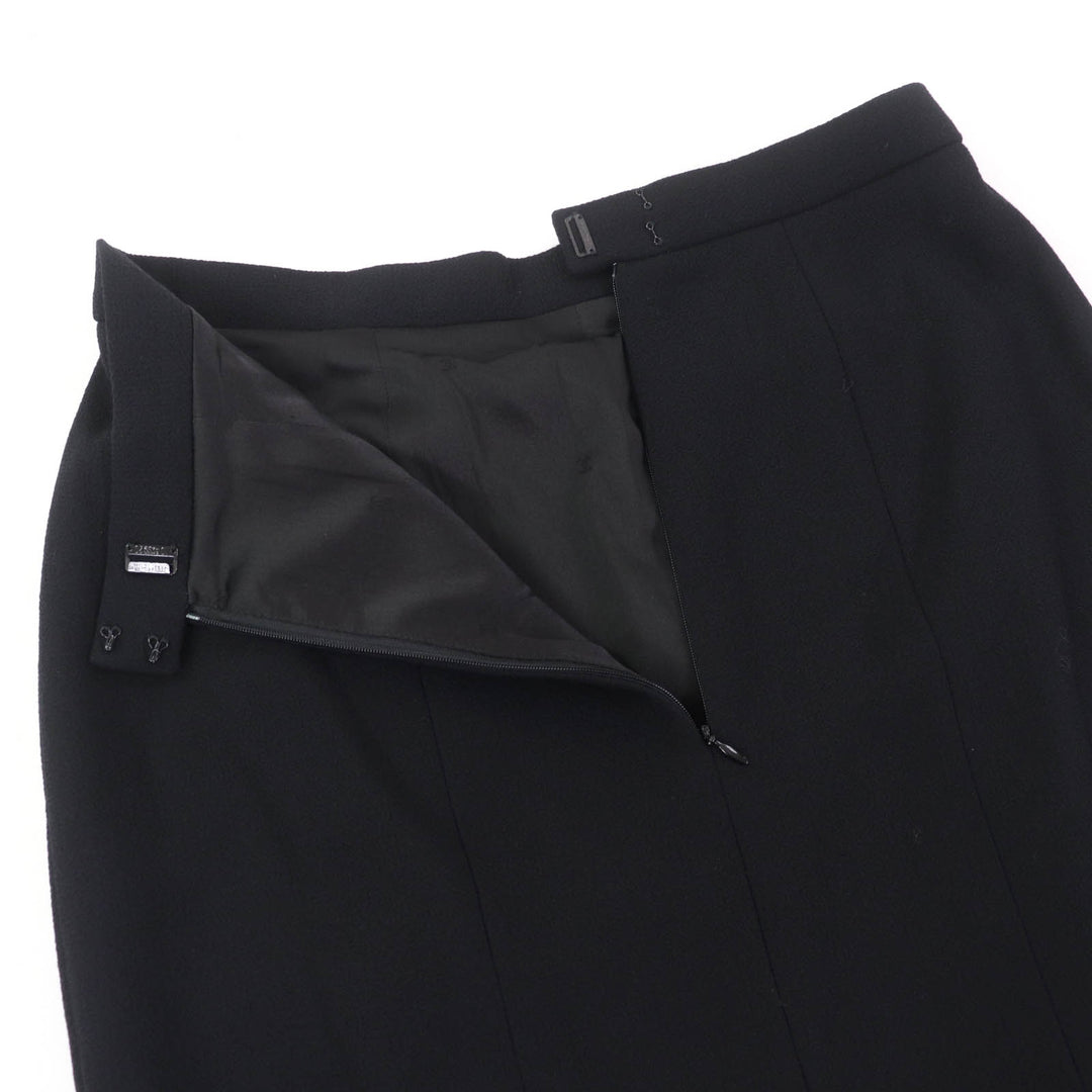 CHANEL two-piece set Rare large size jacket/skirt black Women 95A P05422V03075