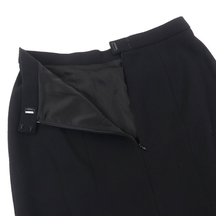 CHANEL two-piece set Rare large size jacket/skirt black Women 95A P05422V03075