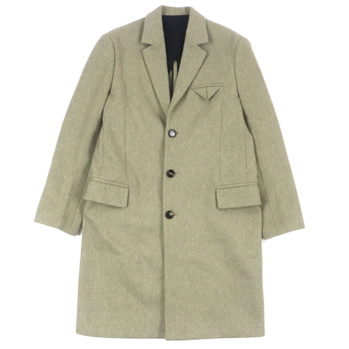 Excellent BOTTEGAVENETA Chester coat single wool mens 52 647389