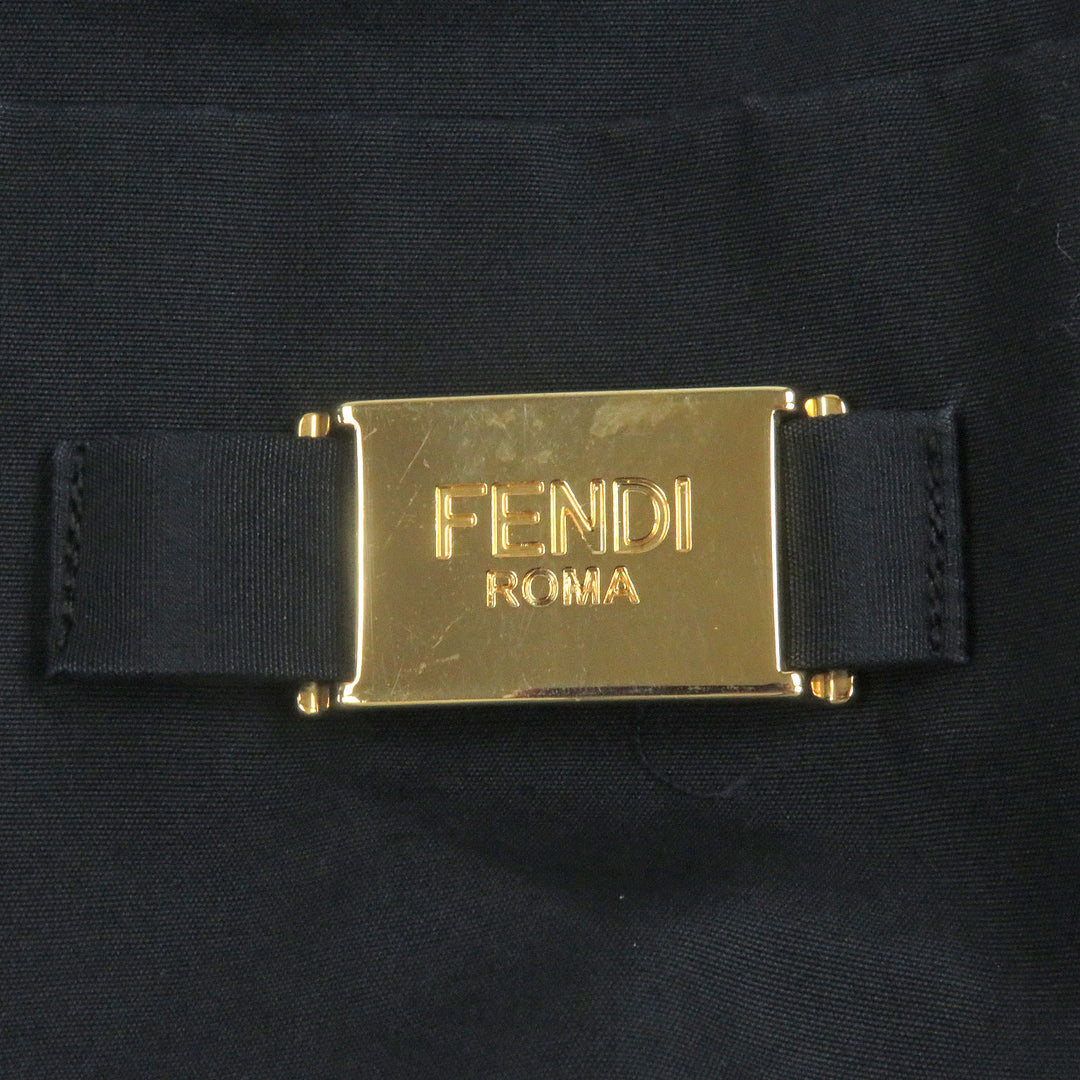 Great FENDI Long sleeve shirt With logo black cotton mens 39 FS0585