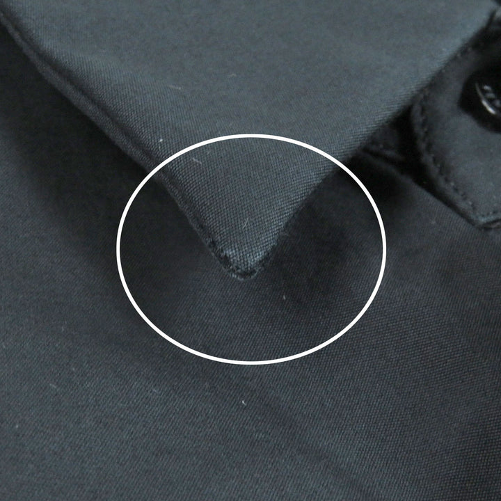 Great FENDI Long sleeve shirt With logo black cotton mens 39 FS0585