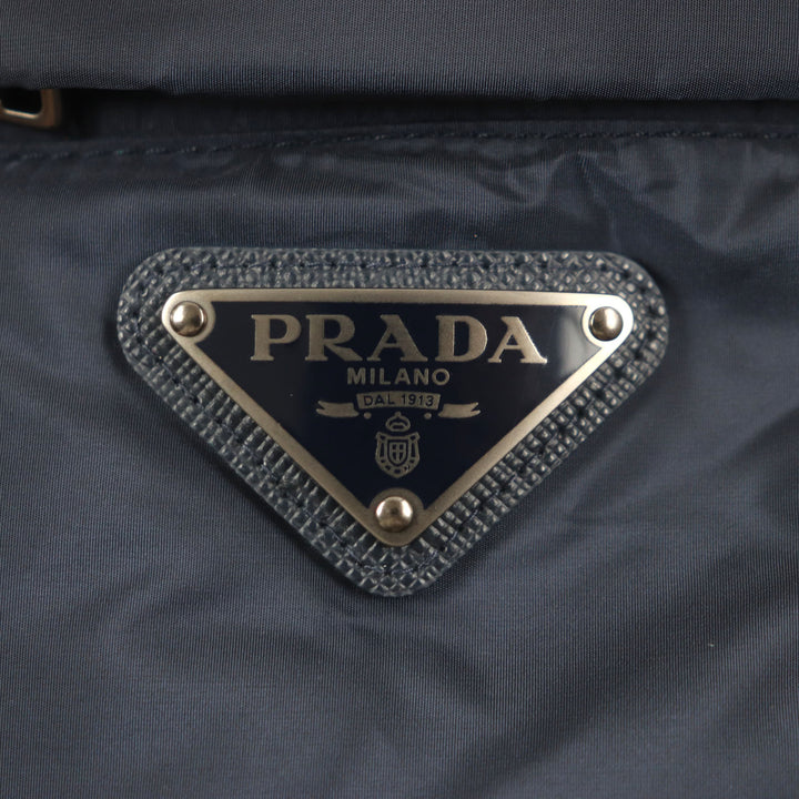 Great PRADA down coat Navy polyamide mens XXL SGH047
