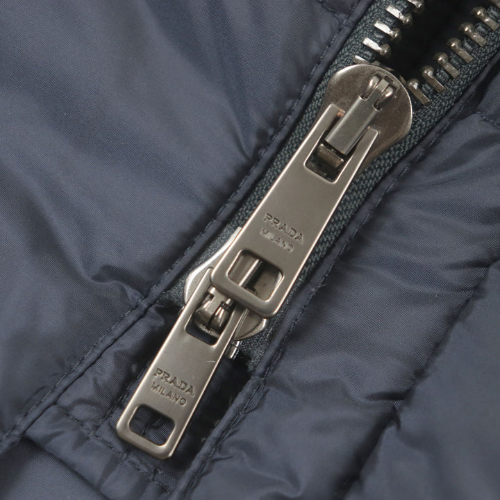 Great PRADA down coat Navy polyamide mens XXL SGH047