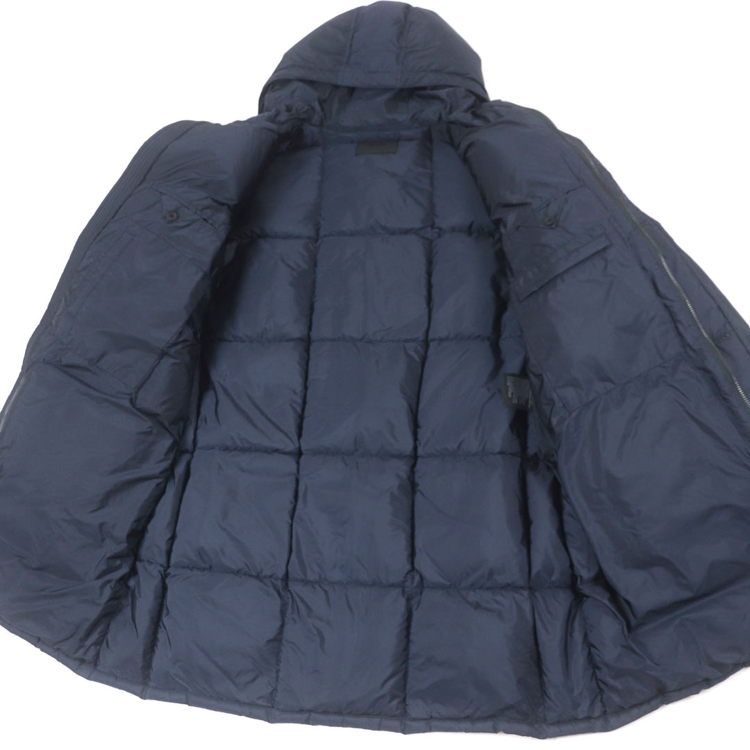 Great PRADA down coat Navy polyamide mens XXL SGH047