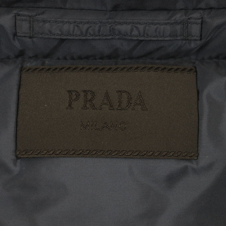 Great PRADA down coat Navy polyamide mens XXL SGH047