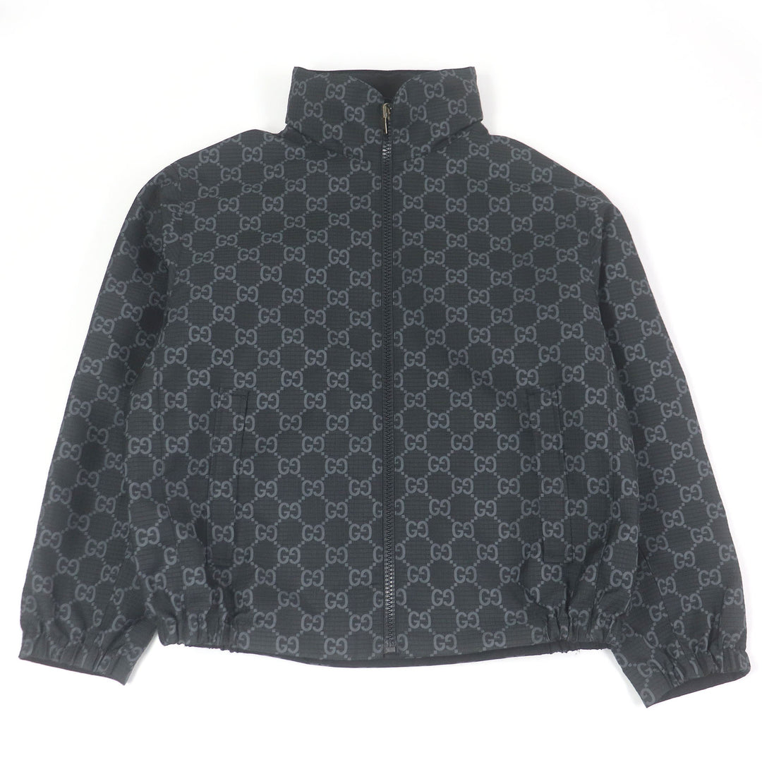 GUCCI Blouson GG Ripstop Nylon Reversible black polyester mens 50 770276