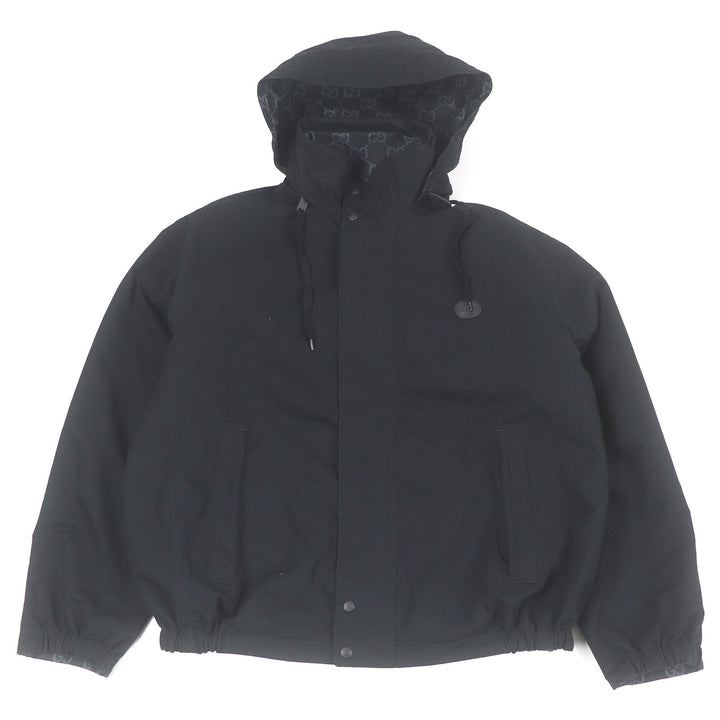 GUCCI Blouson GG Ripstop Nylon Reversible black polyester mens 50 770276